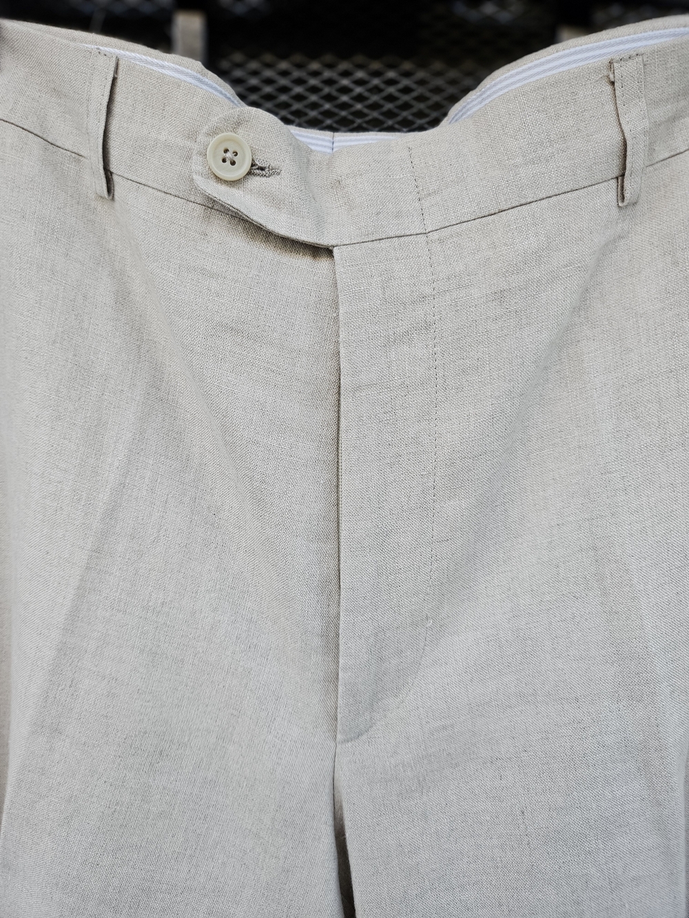 Linea Naturale Luxe Mens NWOT 100% Linen Beige Trousers Made in Italy Size 38 - Picture 16 of 16